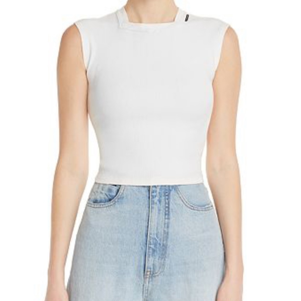 Alexanderwang.t Square-Neck Sleeveless Top